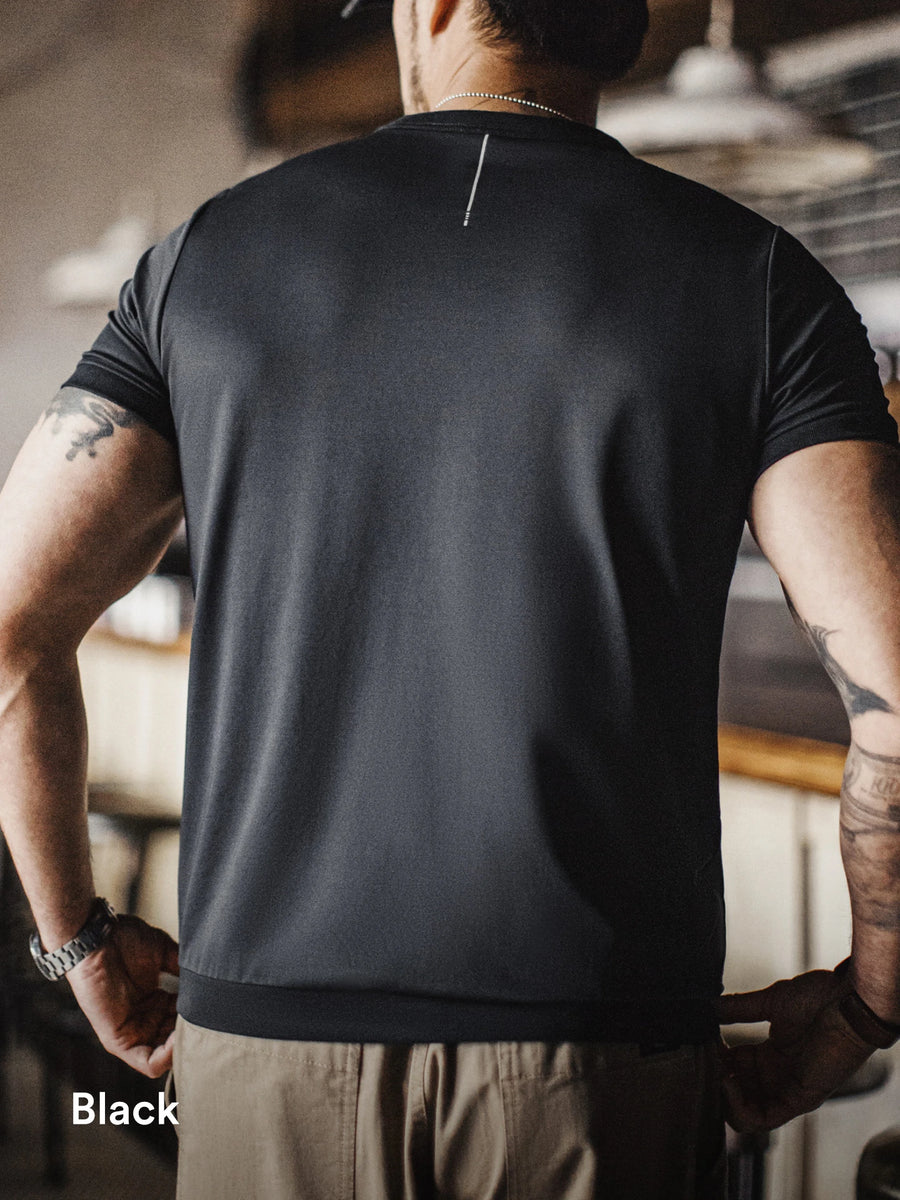 MADEN Men's Stretch Slim Fit Short Sleeve T-Shirt product image 8