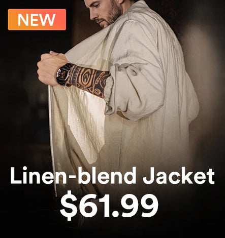 Linen-blend Jacket