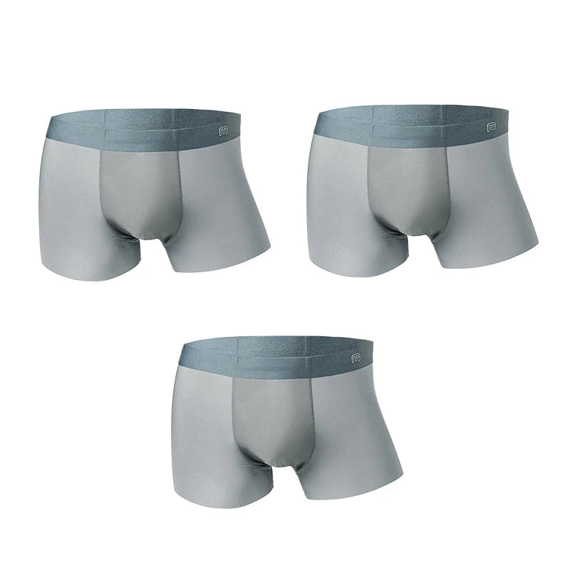 MADEN Ice Silk Nahtlose Boxer Briefs Multipack