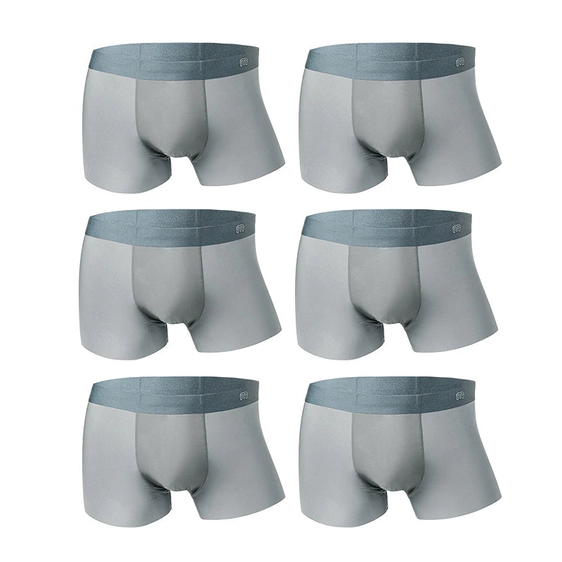 MADEN Ice Silk Nahtlose Boxer Briefs Multipack