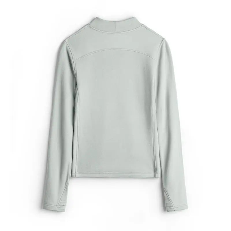 MADEN Damen Fleece-Oberteil mit Stehkragen und Thermofunktion