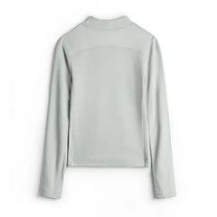 MADEN Damen Fleece-Oberteil mit Stehkragen und Thermofunktion