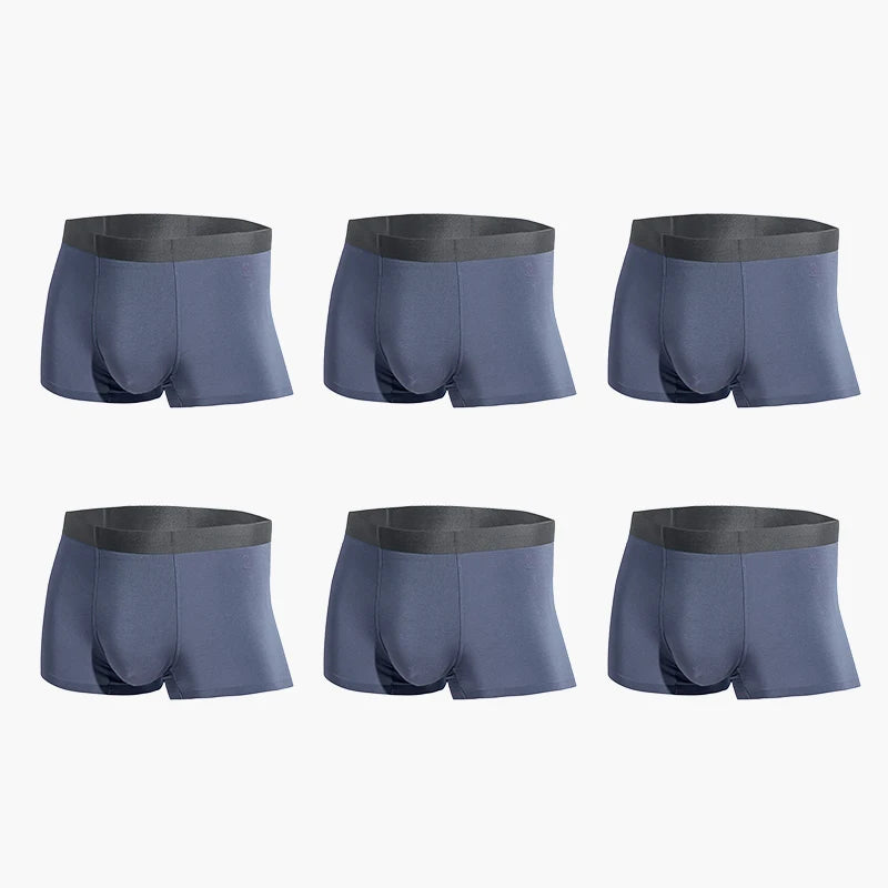 Boxers antibactériens MADEN en modal – Sous-vêtements respirants, fins et sans coutures en soie glacée.