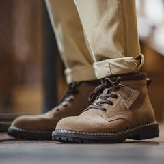 MADEN Retro Mid-Top Arbeitsstiefel