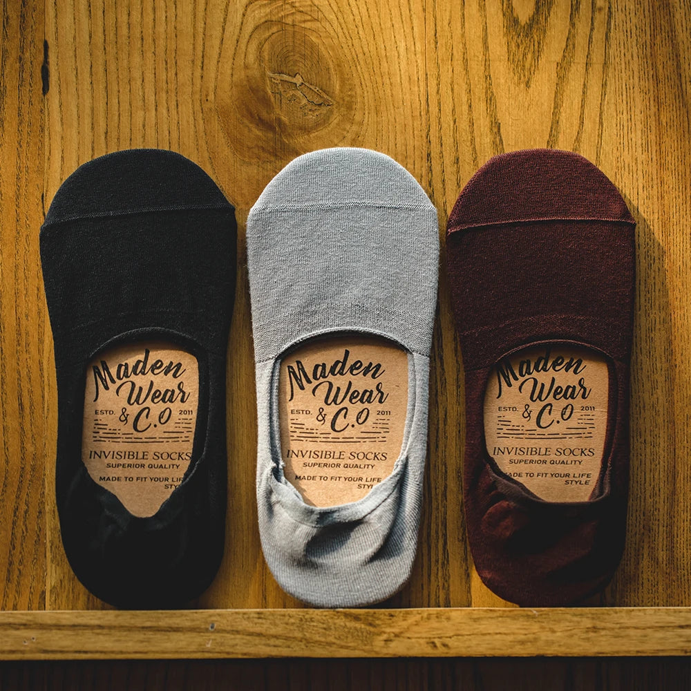 MADEN Unsichtbare Silikon Anti-Rutsch Socken