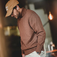 MADEN Turtleneck Thermal Sweater