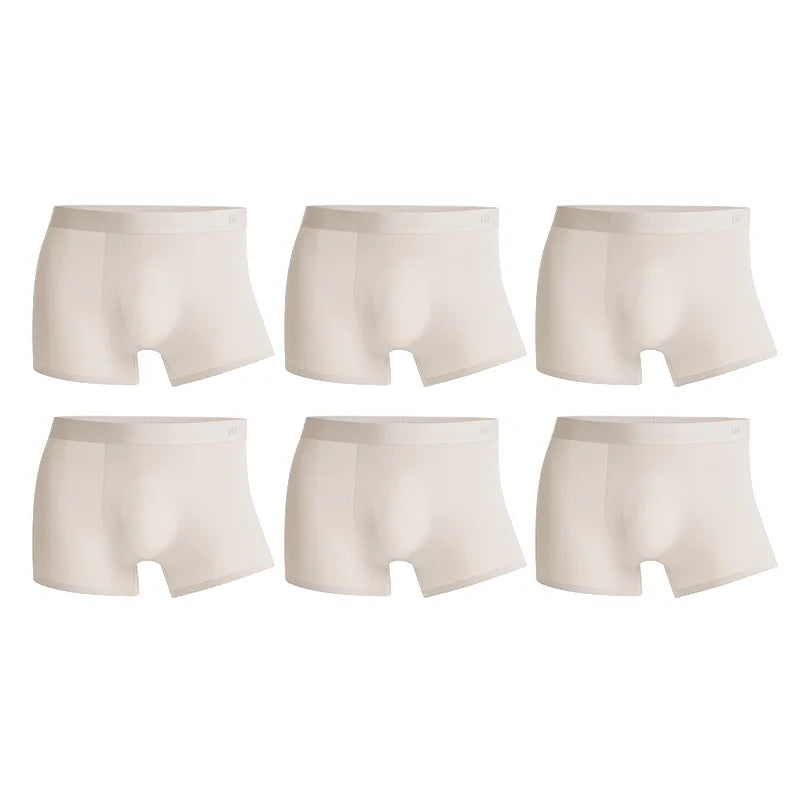Boxers sin costuras de seda helada 4-pack MADEN