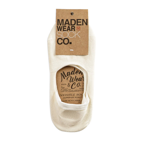 Chaussettes invisibles basses MADEN pour femmes, en silicone antidérapant, en forme de U, fines et respirantes, couleur unie. 