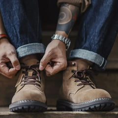 MADEN Retro Mid-Top Arbeitsstiefel