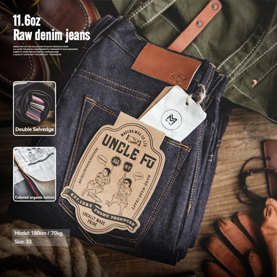 MADEN 11.6oz Selvedge Raw Denim Jeans