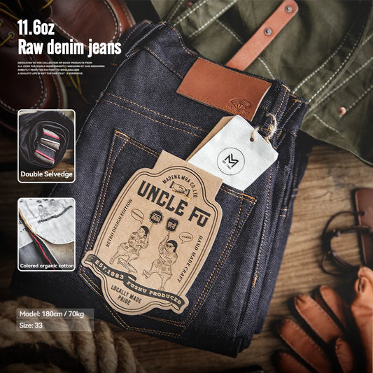 MADEN 11.6oz Selvedge Raw Denim Jeans