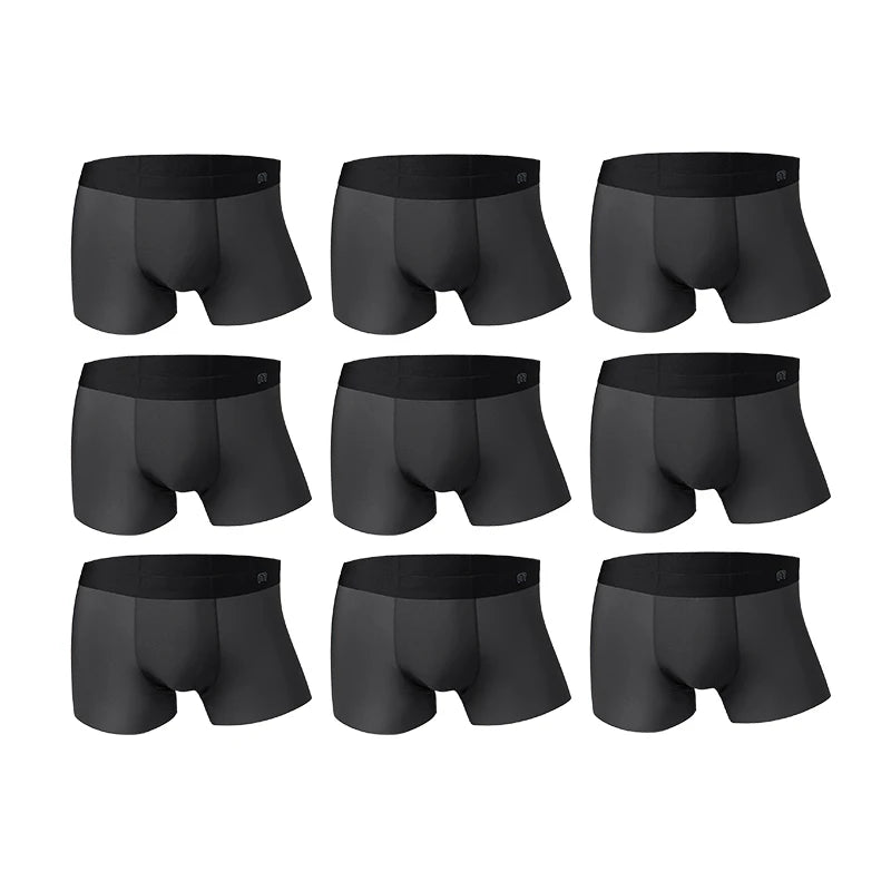 MADEN Ice Silk Nahtlose Boxer Briefs Multipack