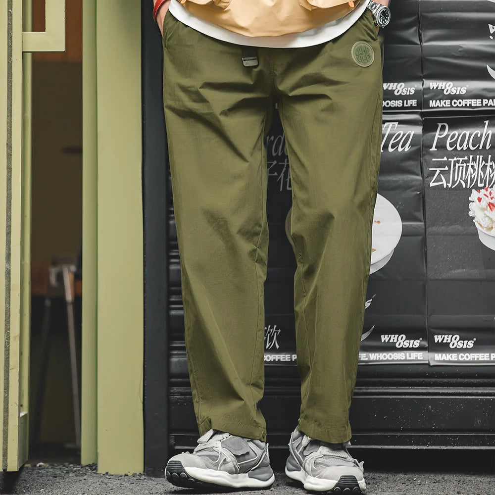 MADEN 아웃도어 드로스트링 전술 팬츠