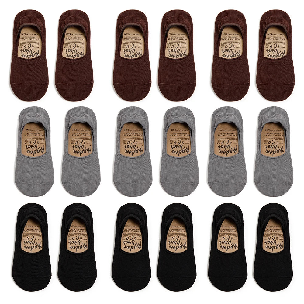 MADEN Unsichtbare Silikon Anti-Rutsch Socken