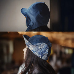 Sombrero bomber vintage de pana con orejeras MADEN