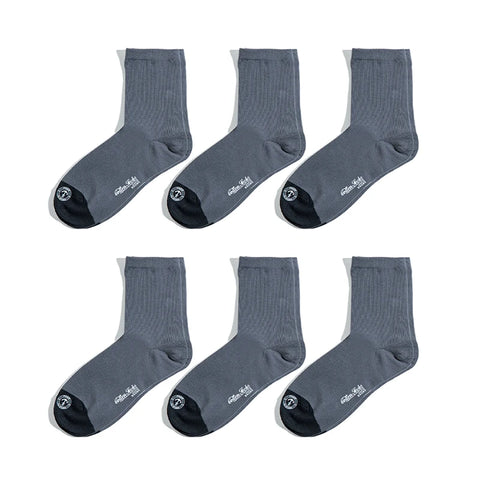 MADEN Printed Men's Mid-Calf Socks Knitting Letter Sporty Socks Soft Breathable Socks High Quality Casual Hosiery