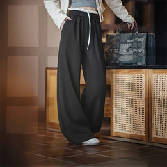MADEN Weite Hose mit Patchwork und elastischem Bund