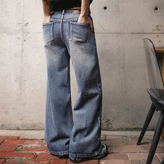 MADEN Women’s Washed Denim Jeans