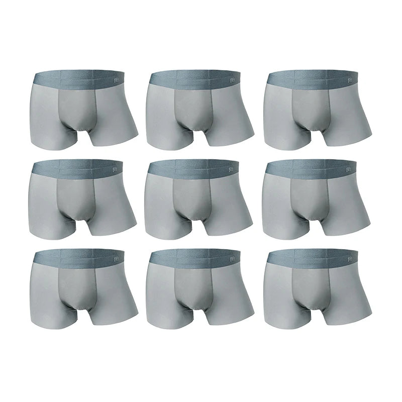 MADEN Ice Silk Nahtlose Boxer Briefs Multipack