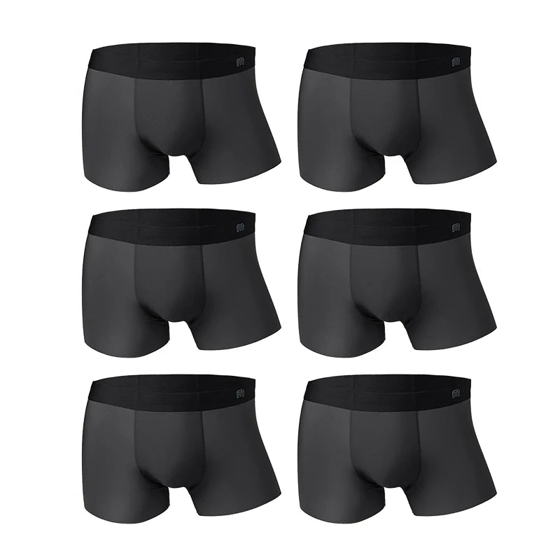 MADEN Ice Silk Nahtlose Boxer Briefs Multipack