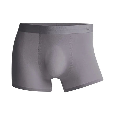 Calzoncillos bóxer para hombre Maden de seda helada, frescos, transpirables, sin costuras, ropa interior suave, elástica, delgada, de color sólido, 1/2/4/6 piezas