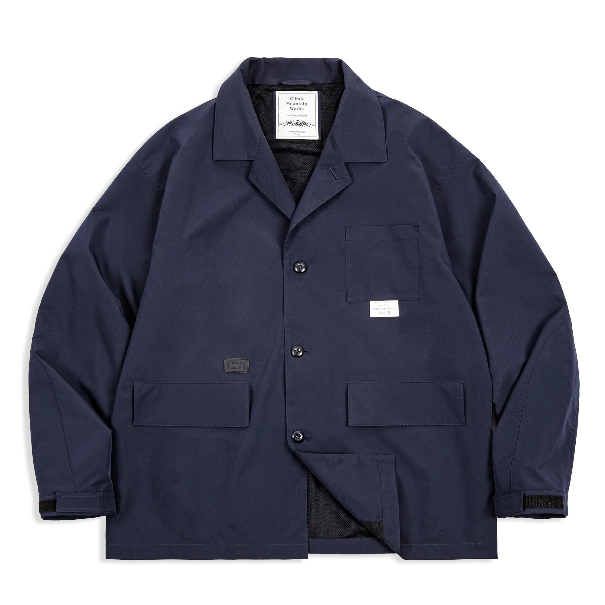 MADEN Mountain Style Outdoor Multi-Pocket Suit Jacket Cityboy Flat Lapel Casual Versatile Coat Men's Blazer Spring And Autumn