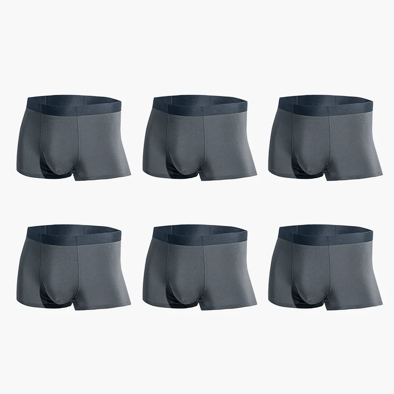 Boxers antibactériens MADEN en modal – Sous-vêtements respirants, fins et sans coutures en soie glacée.