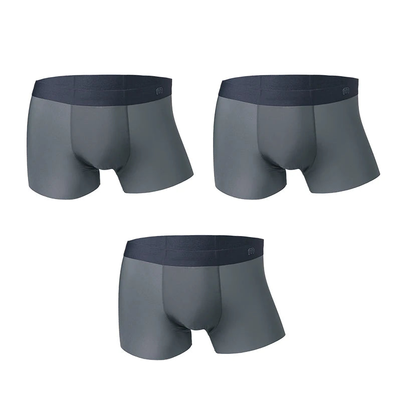 MADEN Ice Silk Nahtlose Boxer Briefs Multipack