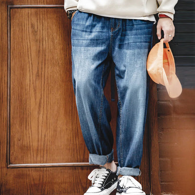 MADEN Washed Denim Jeans Loose Fit