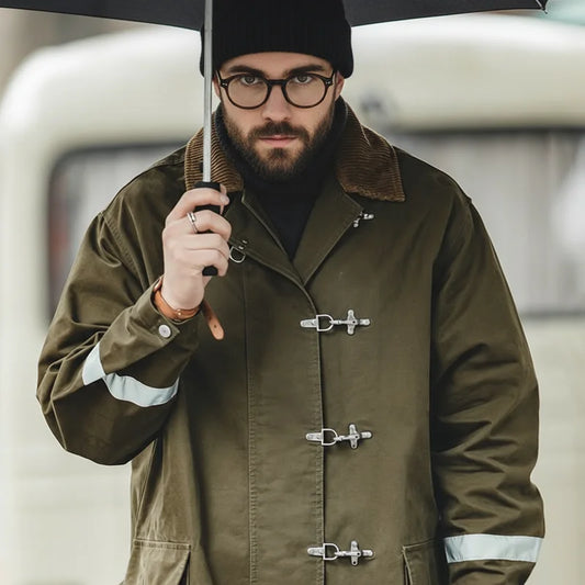 MADEN Firefighter Trench Coat