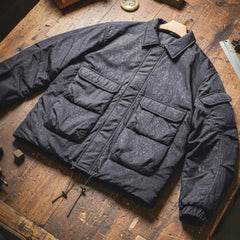 MADEN Herren Retro M65 Steppjacke