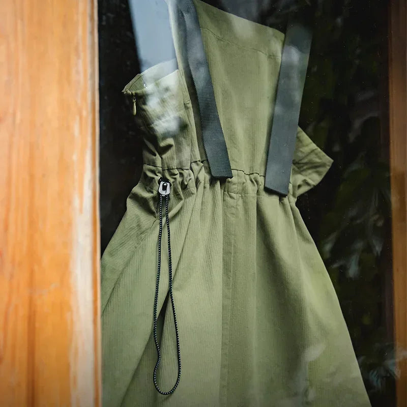 MADEN Cargo-Kleid mit verstellbaren Trägern