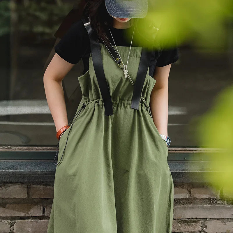 MADEN Cargo-Kleid mit verstellbaren Trägern