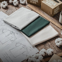 MADEN Herren Polo mit Steinmuster und Knöpfen