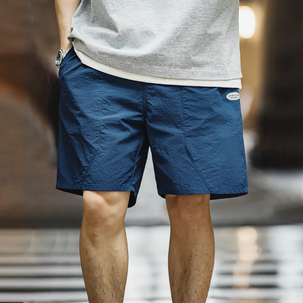 MADEN Schnelltrocknende, plissierte Outdoor-Shorts 