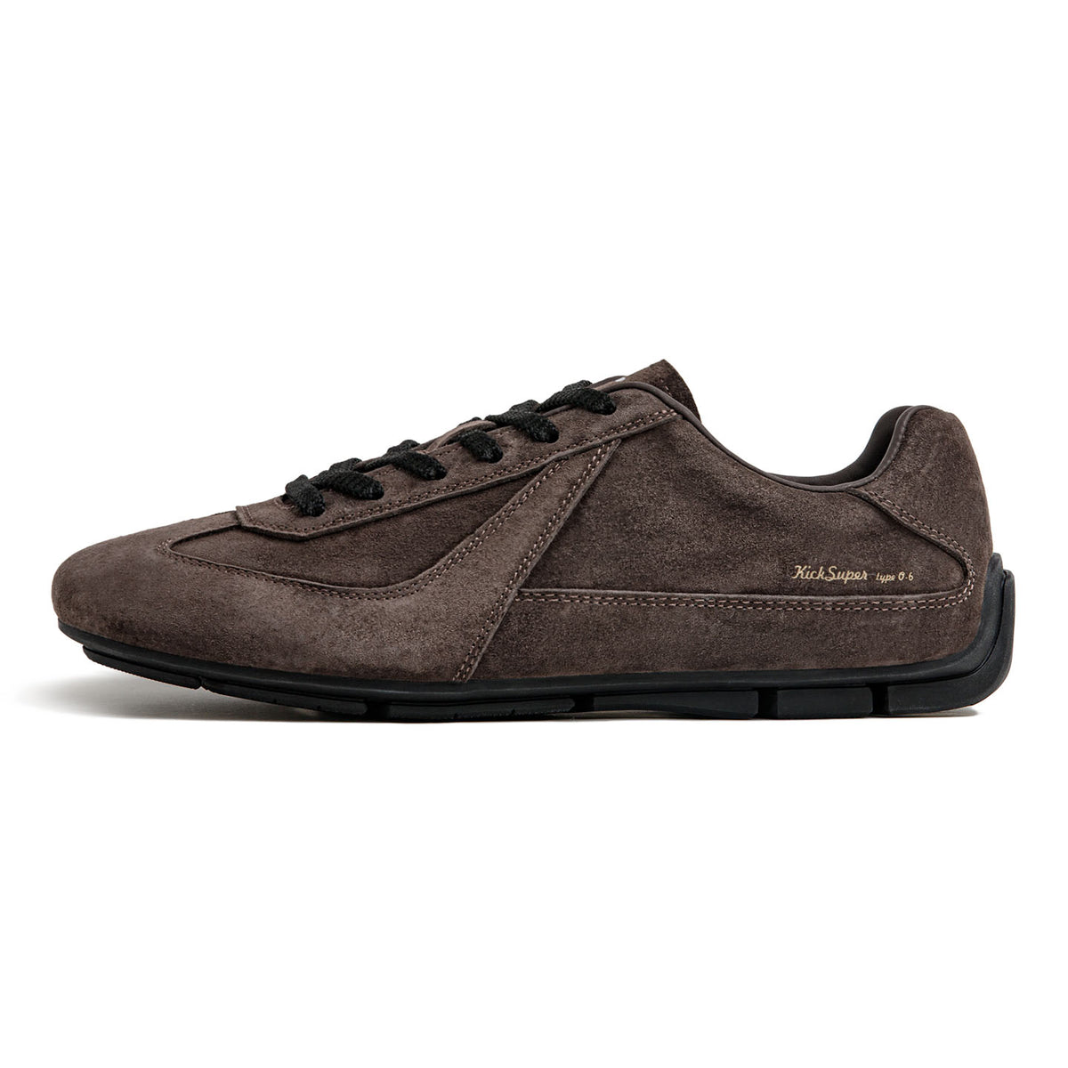MADEN Ultraweiche braune German Trainer Schuhe