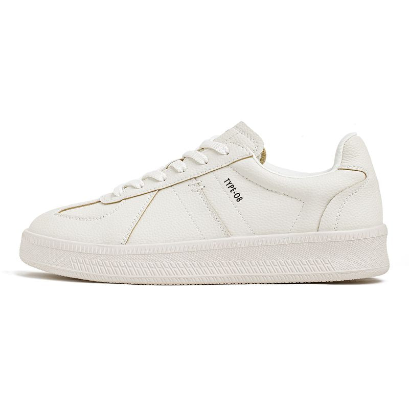 MADEN Herren Deutsche Trainer Schuhe - Klassisch Weiß