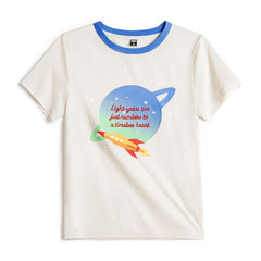 Camiseta ringer estampada de lyocell MADEN