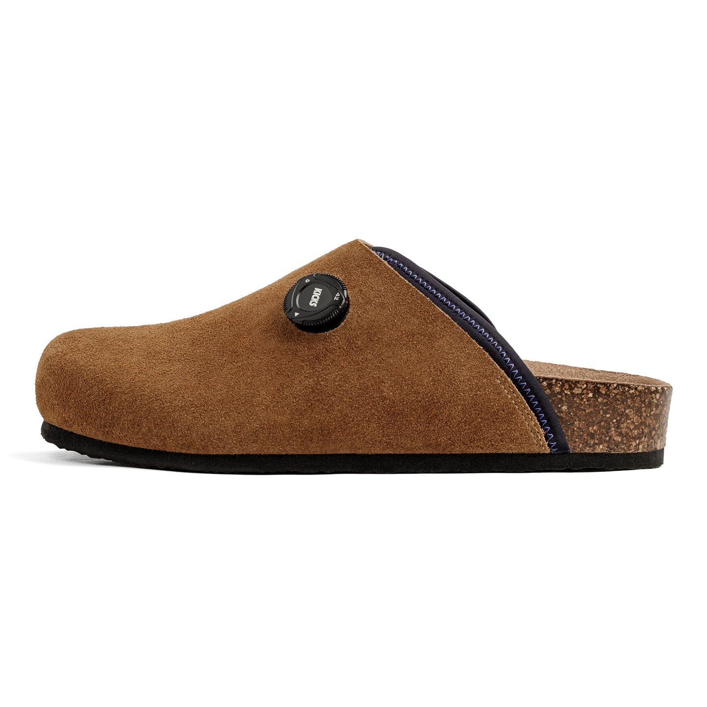 MADEN Kicks Suede Cork Sole Mule Shoes