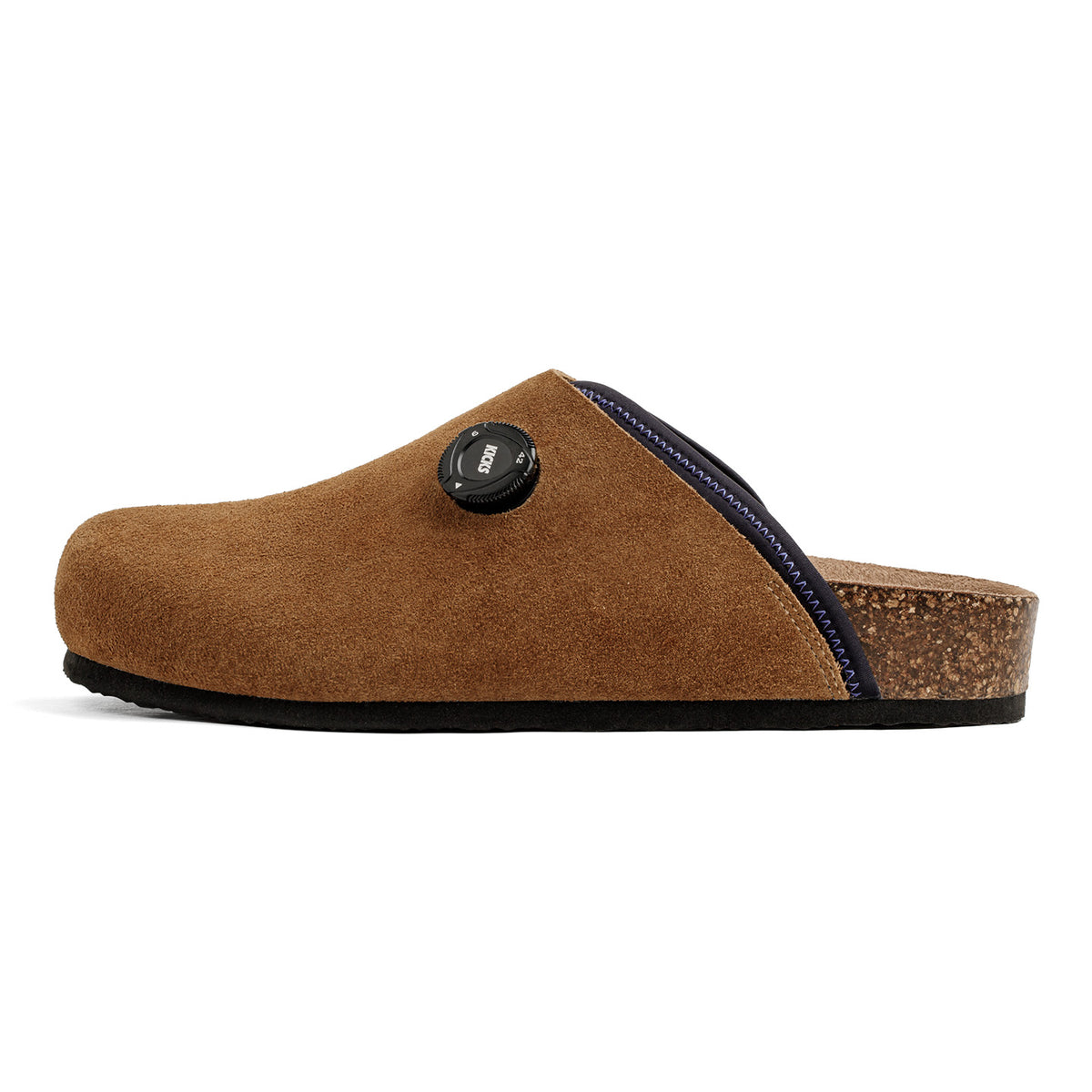 MADEN Kicks Suede Cork Sole Mule Shoes