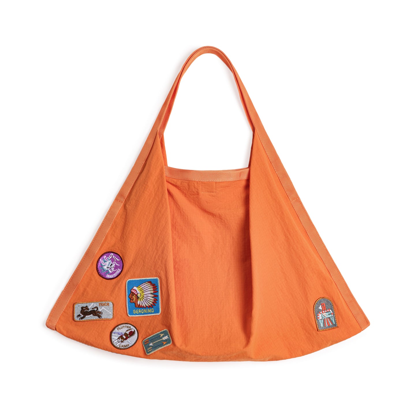 MADEN Orange Nylon Tote Bag