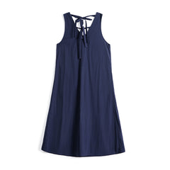 MADEN Utility Longline Weste Kleid - V-Ausschnitt