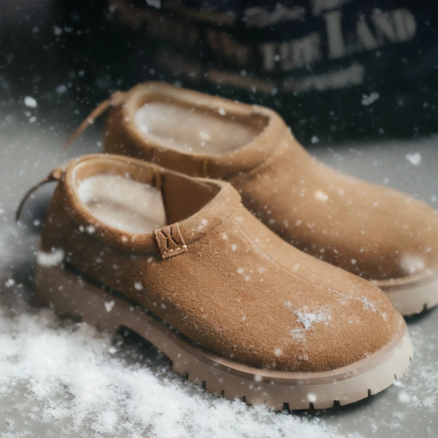 Botines con suela gruesa y forro polar MADEN