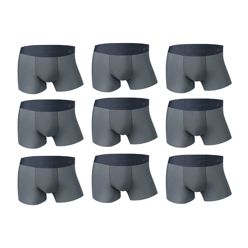 MADEN Ice Silk Nahtlose Boxer Briefs Multipack