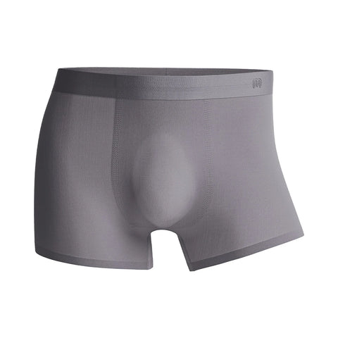 Calzoncillos bóxer para hombre Maden de seda helada, frescos, transpirables, sin costuras, ropa interior suave, elástica, delgada, de color sólido, 1/2/4/6 piezas