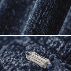 MADEN Chenille Schwerer Strick-Hoodie