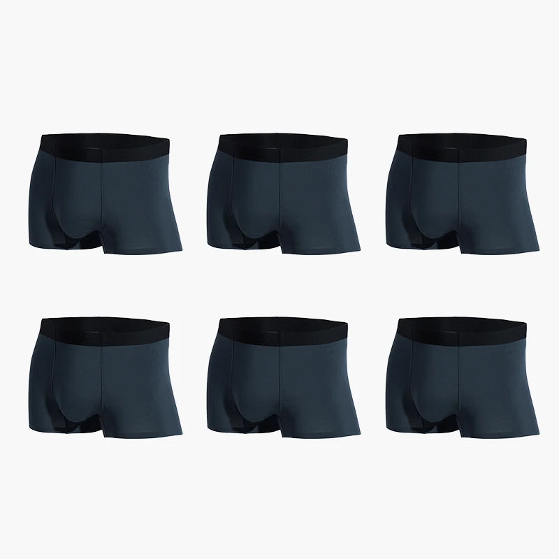 Boxers antibactériens MADEN en modal – Sous-vêtements respirants, fins et sans coutures en soie glacée.