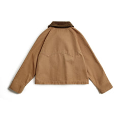 Áo khoác barn cotton nặng Retro nữ MADEN