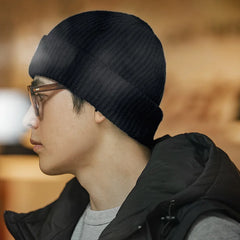 MADEN Ribbed Beanie - Cotton Blend