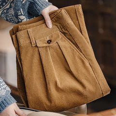 Pantalones de pana de corte holgado MADEN